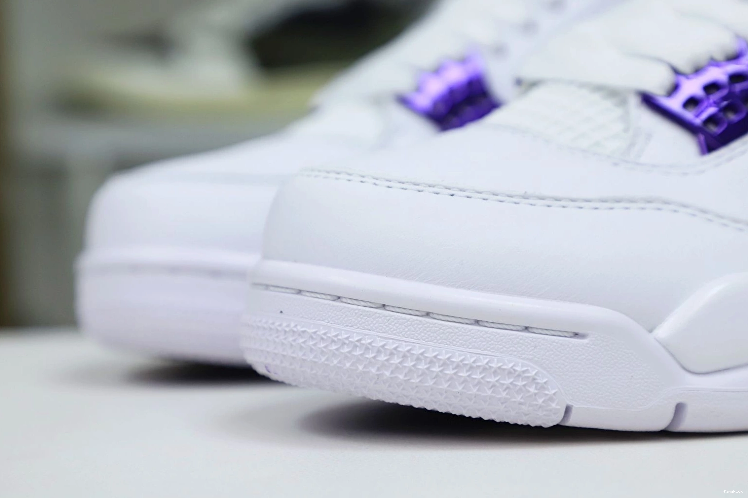 METALLIC JORDAN 4 AIR PURPLE 0128